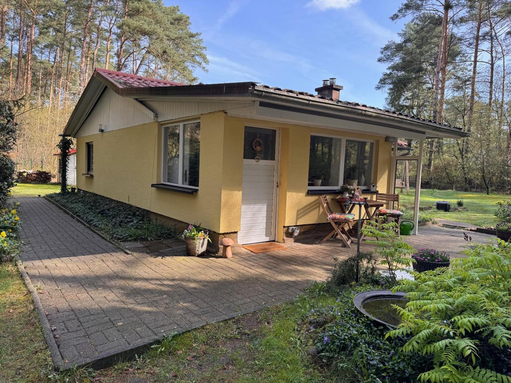 Ferienhaus Im Wald Borkwalde Esterno foto